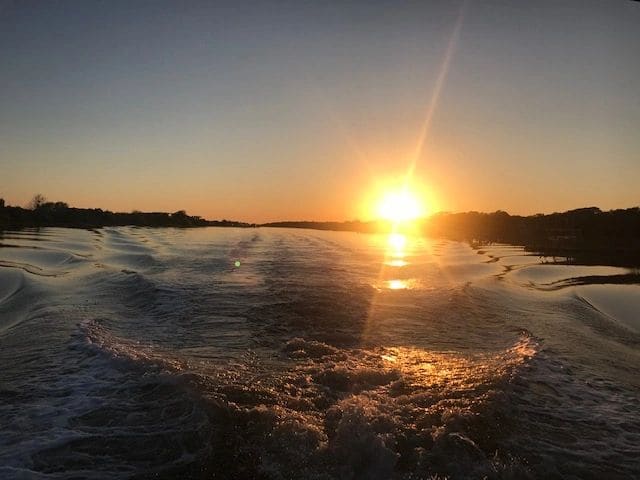 Nearly to the dock!