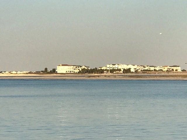 South end of Holden Beach - we are nearly there!
