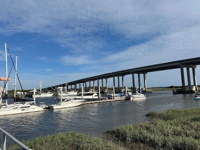 LT at Hinckley Yacht Basin, Thunderbolt GA.