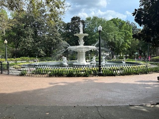 Forsyth Park fountain, Savannah.
