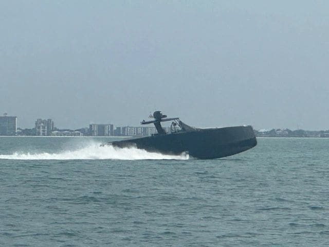 Really cool boat along the way...