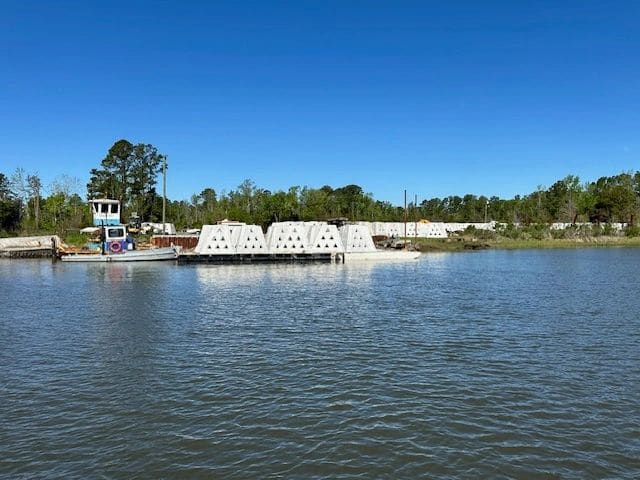 Artificial reefs.