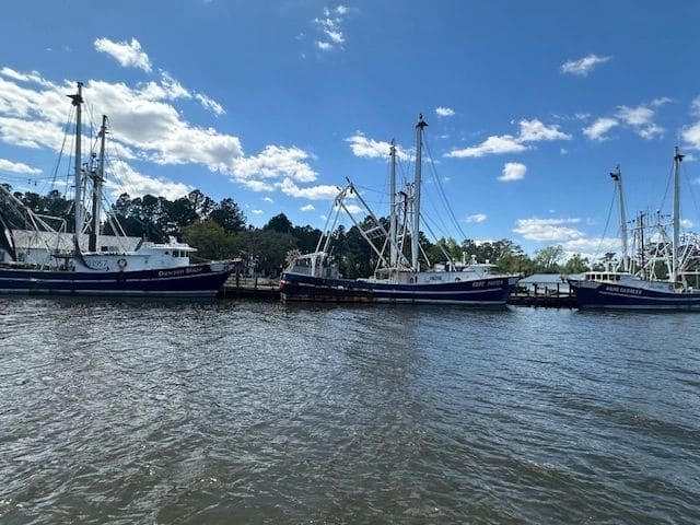 On the way to Pamlico Sound.