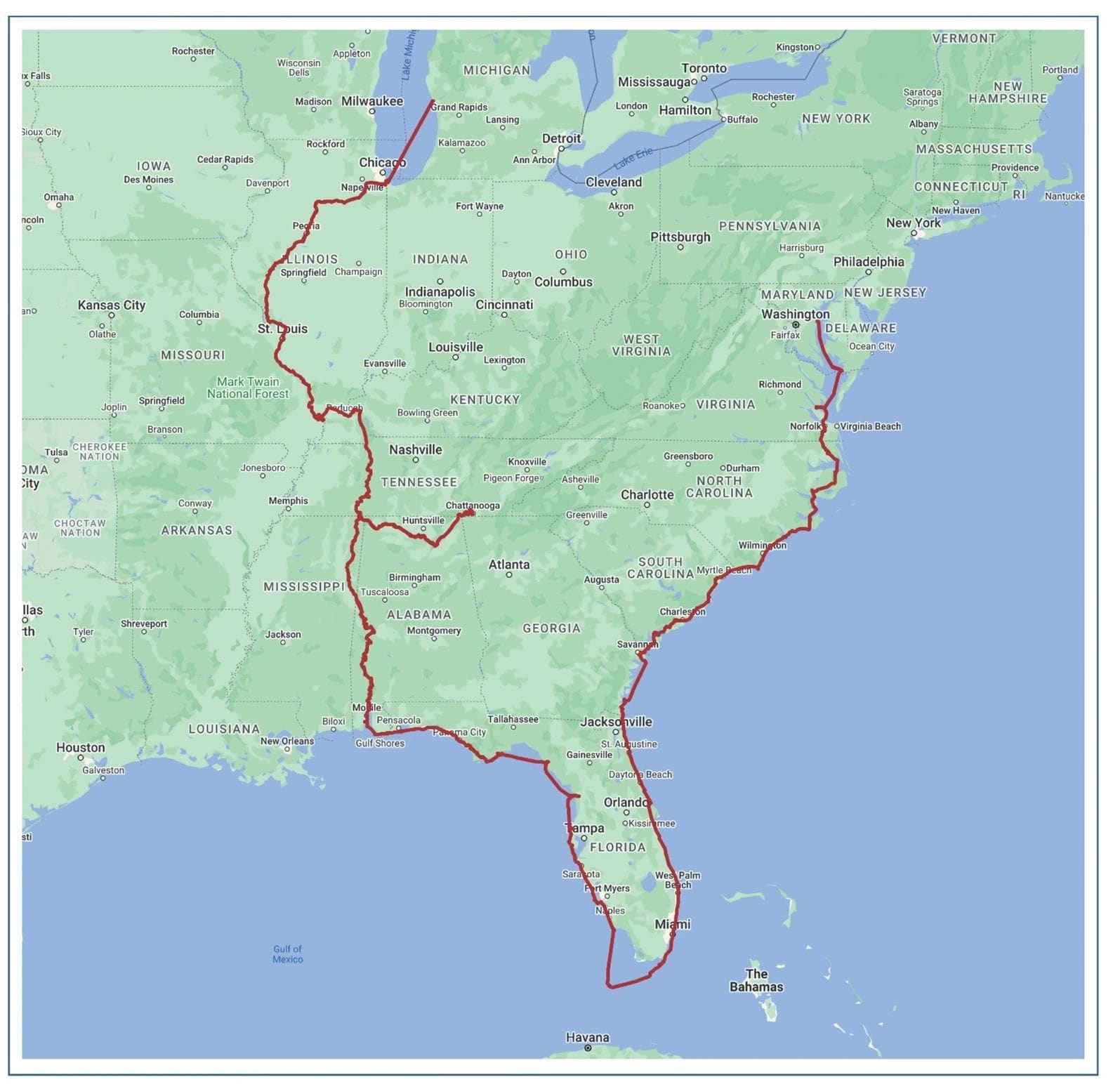 Voyage to date: 4583 statute miles!