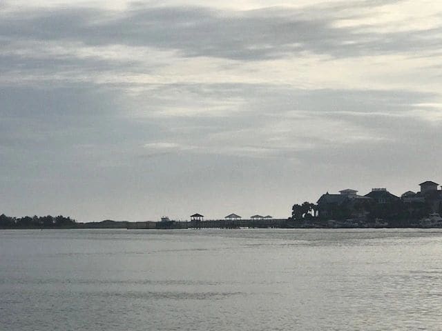 Shoreline, from Bald Head Island to Swansboro.