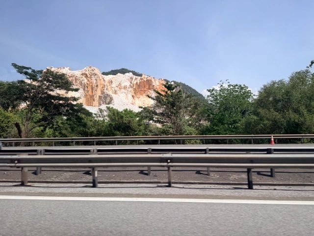 Limestone quarry