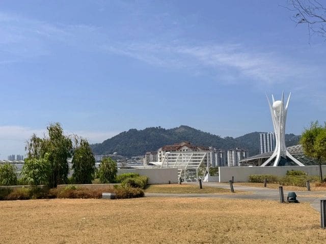 Conference center rooftop garden (wait until it rains!)