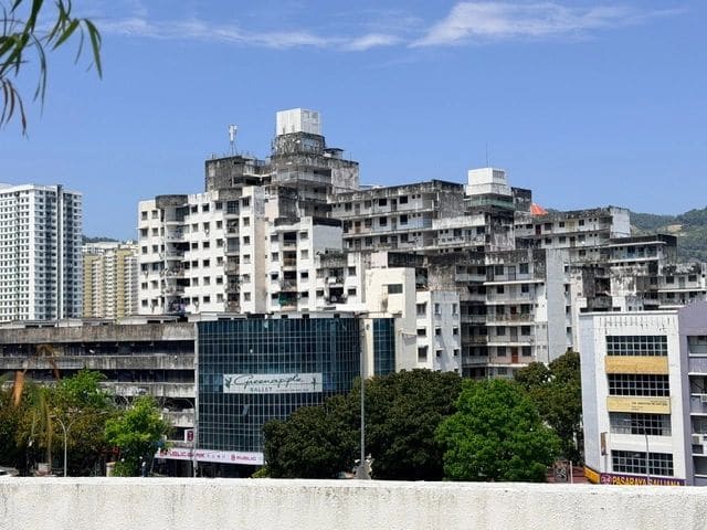 View of the area from rooftop
