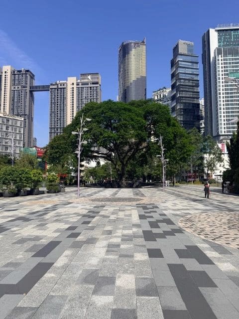 Cool tree (base of Exchange TRX building)