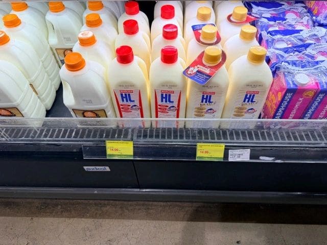 Milk, $3.67