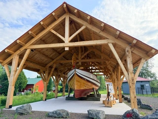 Original/restored viking ship, the Lief Erikson, that sailed from Norway to Duluth 100 years ago!