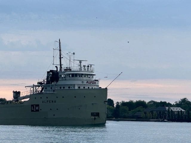 Coming into Lake St. Clair