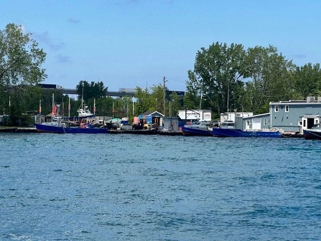 Along the St. Clair River ...