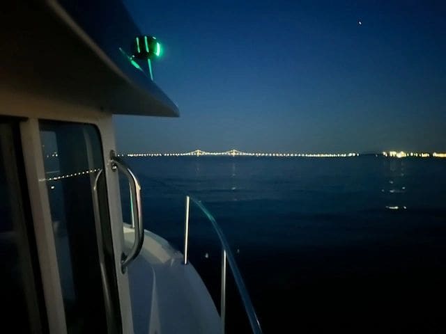 There's the Mackinac Island bridge!!!!