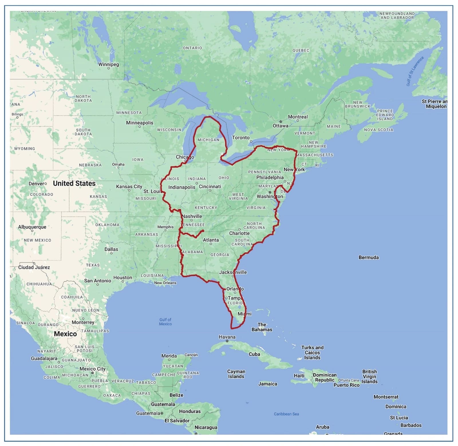 Our Loop: 5,833.4 miles!