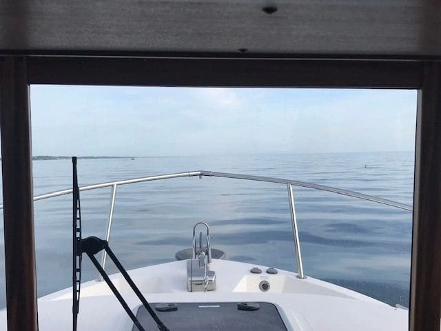 Approaching Muskegon (back to calm waters)
