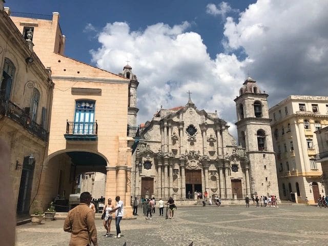 A plaza.