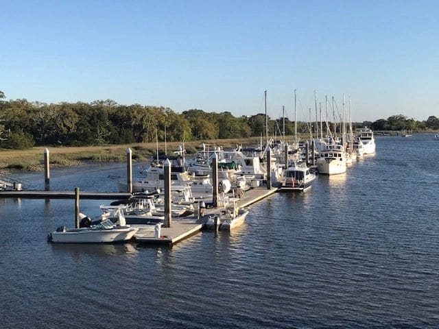 Jekyll Island Marina. LT is on the outside, southern end. The Marina staff are fantastic, and the restaurant, Zachry's Riverhouse, is a worthwhile stop.