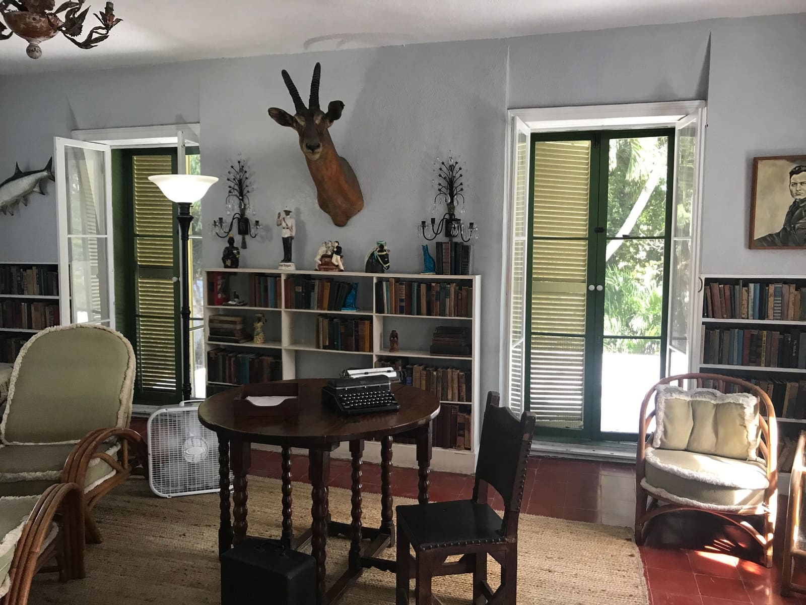 Writing studio above carriage house, Hemingway House