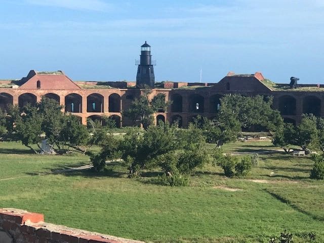 Interior of Fort Jefferson