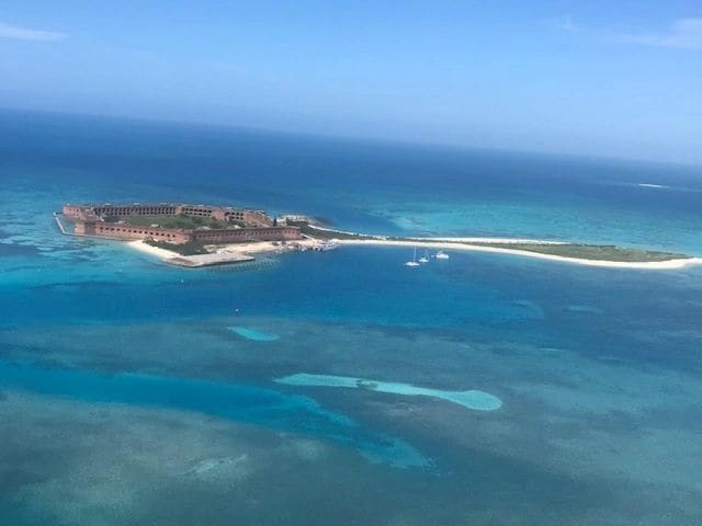 Coming in to the Dry Tortugas