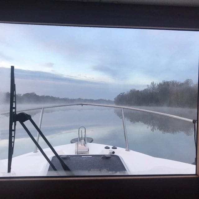 View from the pilot house