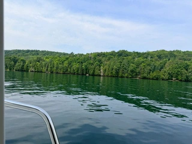 Coming in to Munising, Michigan.