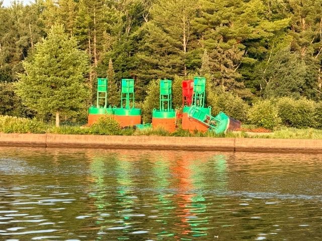 Along the Portage Waterway.