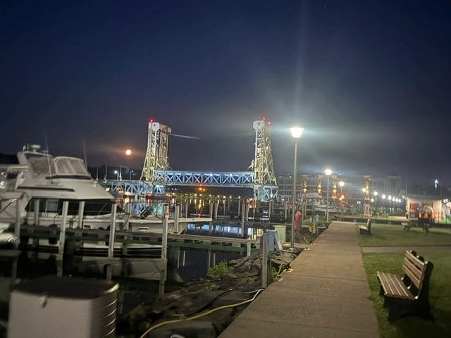 Preparing to leave Houghton-Hancock.