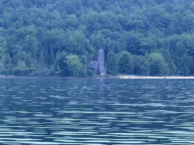 Coming in to Munising, Michigan.