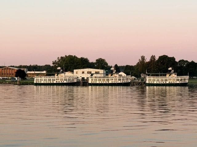 The dawn of a new day: Soo Locks tours will start soon.