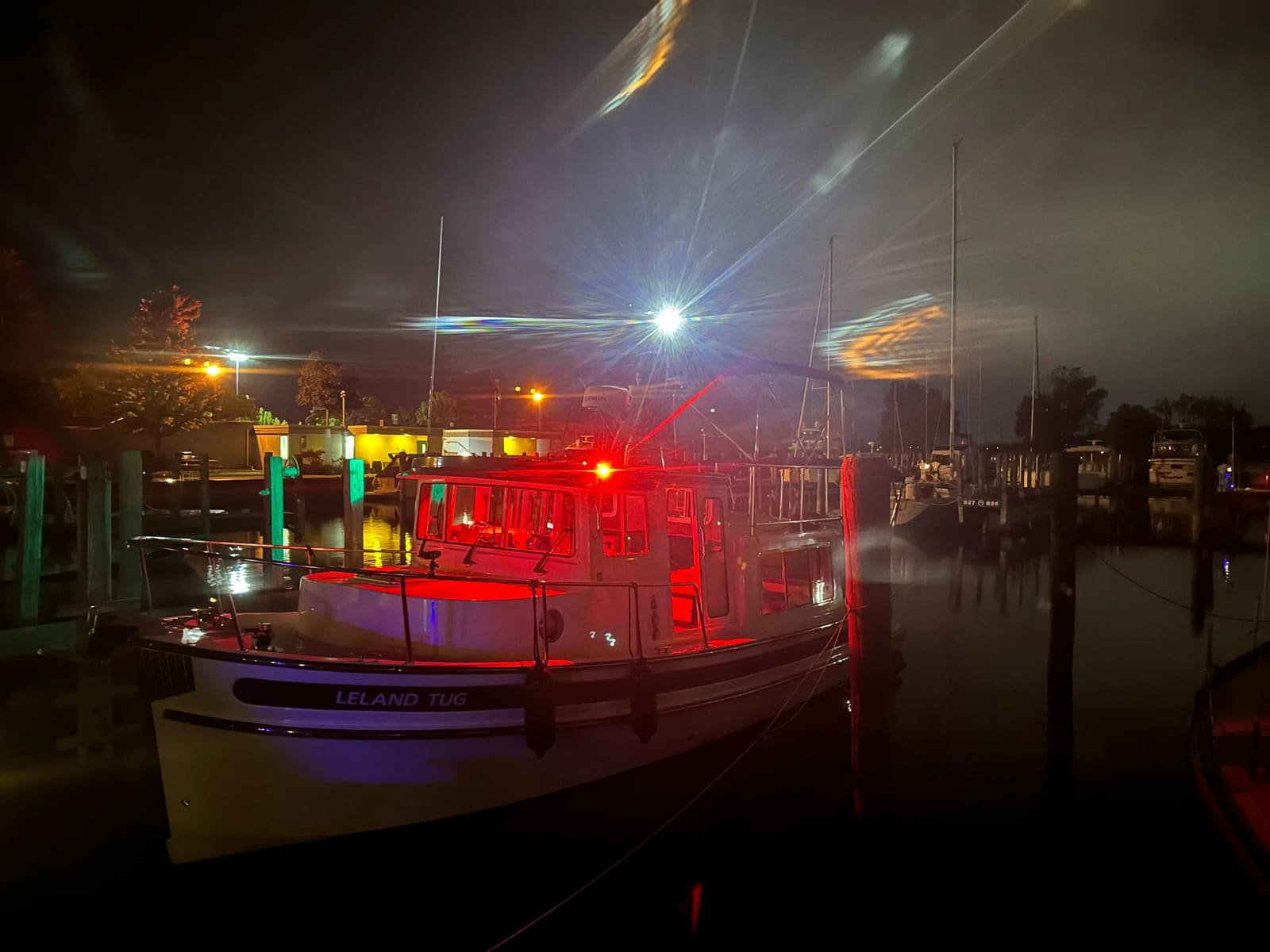 Leland Tug, 3 AM, Muskegon, MI