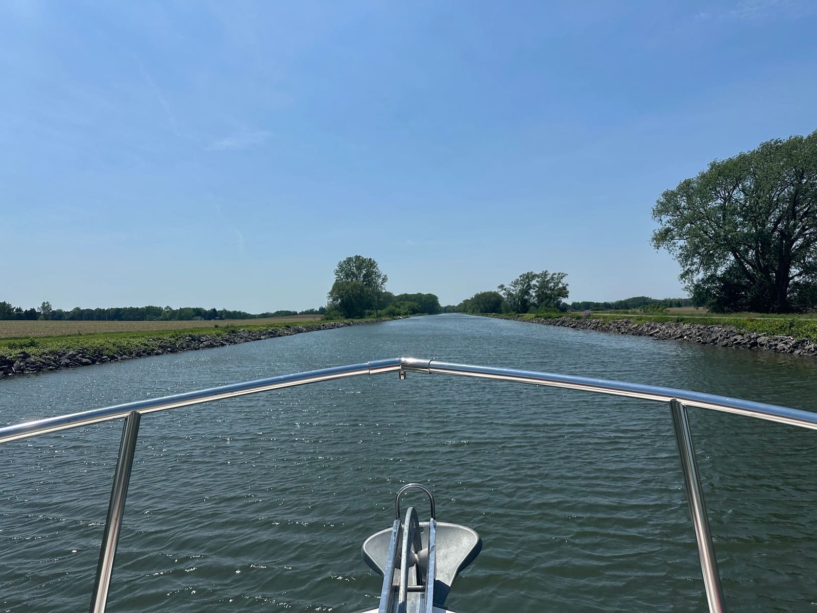 Surprised how much farm land is on the Canal
