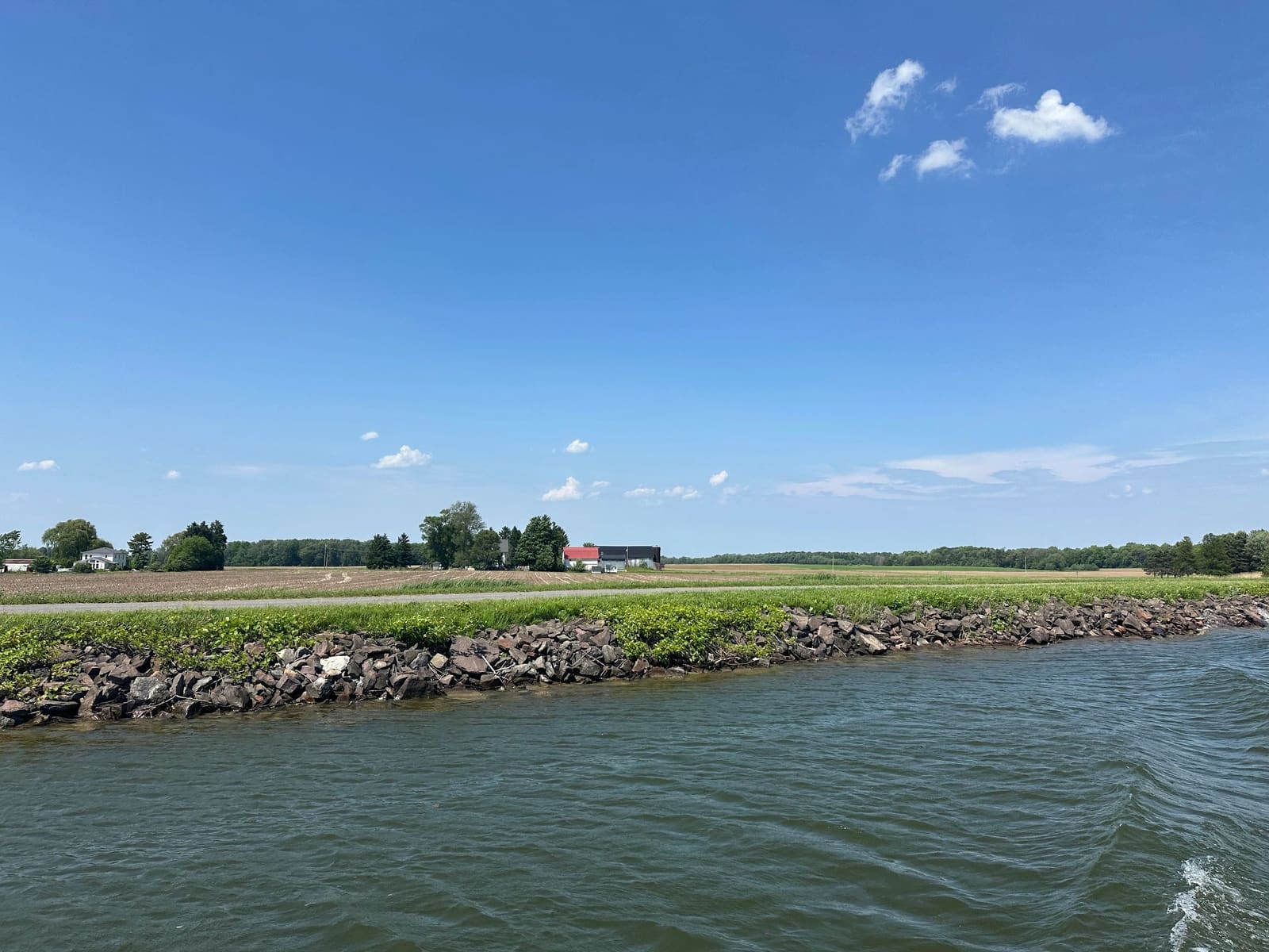 Surprised how much farm land is on the Canal