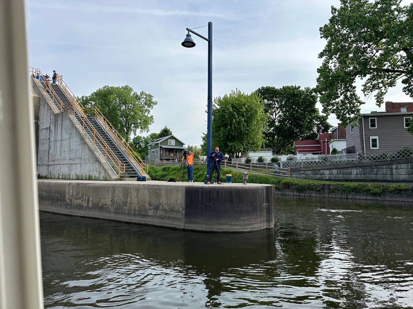 Entering the lock