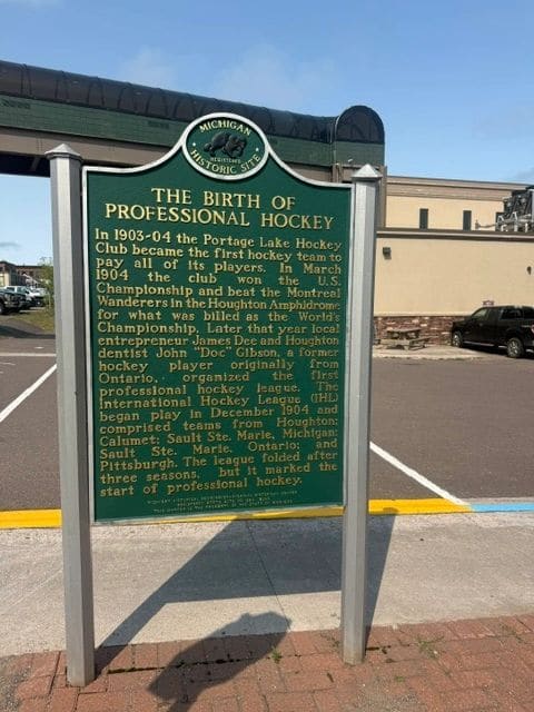 Birthplace of professional hockey!
