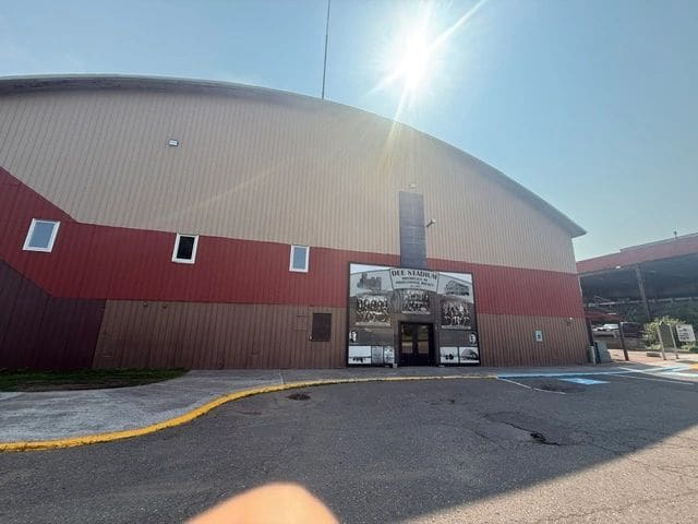 The arena -- birthplace of hockey...