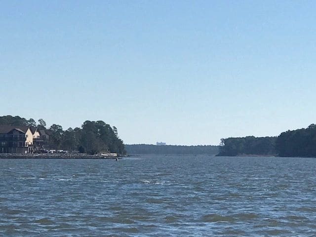 Leaving Mobile Bay, entering the Gulf Intracoastal Waterway (GIWW)
